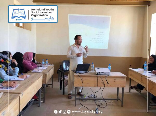 Organization of training programs by the Homeland Youths Social Inventive Organization (HYSIO) for the frontline workers of Faryab province